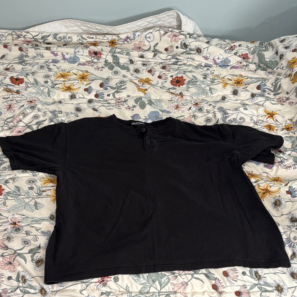 Puritan Black Knit Top